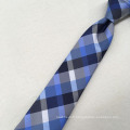 Personnalisé votre propre marque Jacquard de polyester de vérification pour Cravat cravates hommes